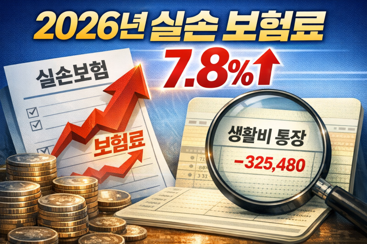   2026년 실손보험료 7.8% 인상… 왜 이렇게까지 올랐을까?