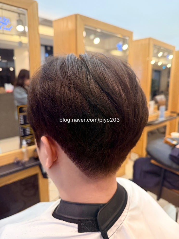  [의정부 120% 미용실] 남성미 뿜뿜! 브라운 염색과 볼륨매직 댄디컷으로 부드러운 변신