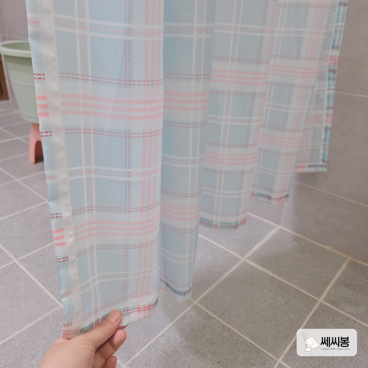  욕실 샤워커튼 세탁, 샤워커튼 곰팡이 제거법 리얼후기