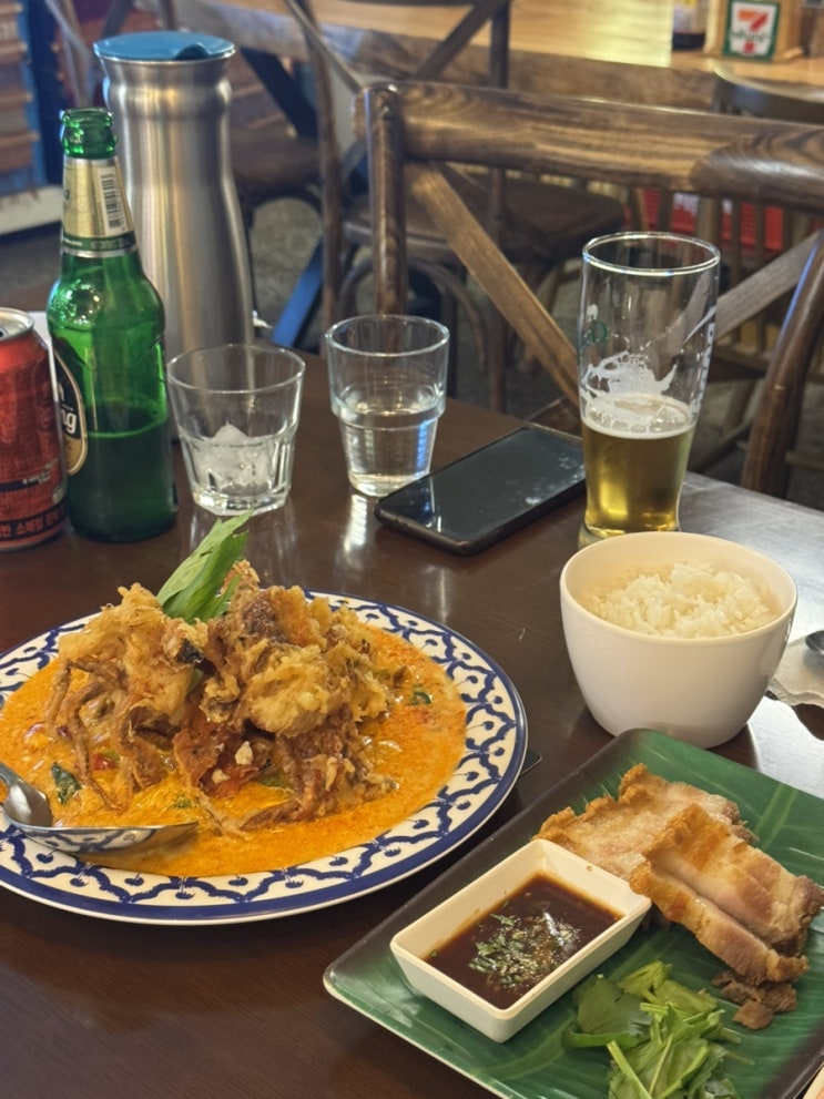  정통 태국음식 맛집 합정역 맛집 낀낀 연말 모임