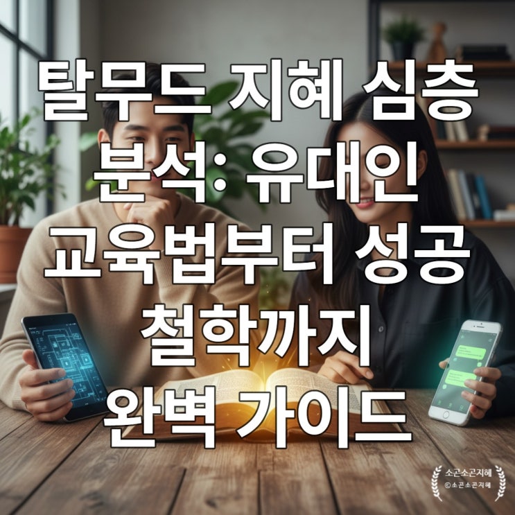  탈무드 지혜 심층 분석: 유대인 교육법부터 성공 철학까지 완벽 가이드