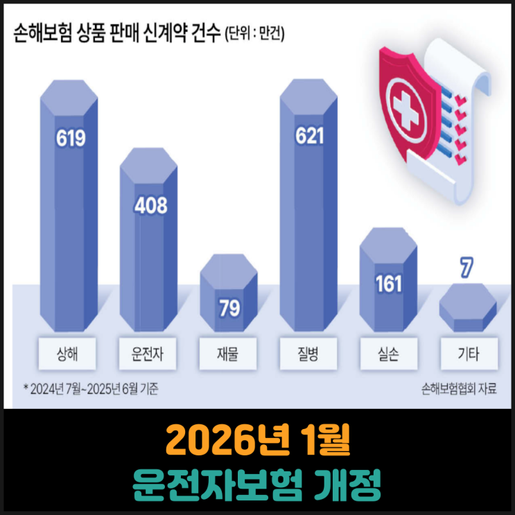  2026년 1월부터 운전자보험 개정