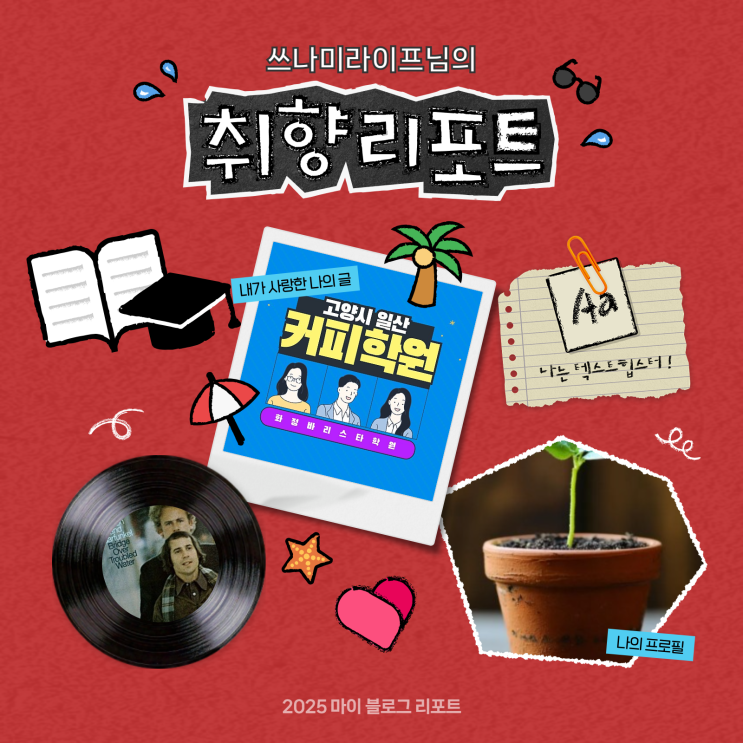  [2025 마이 블로그 리포트] 데이터로 채워보는 내 블로그 취향 리포트