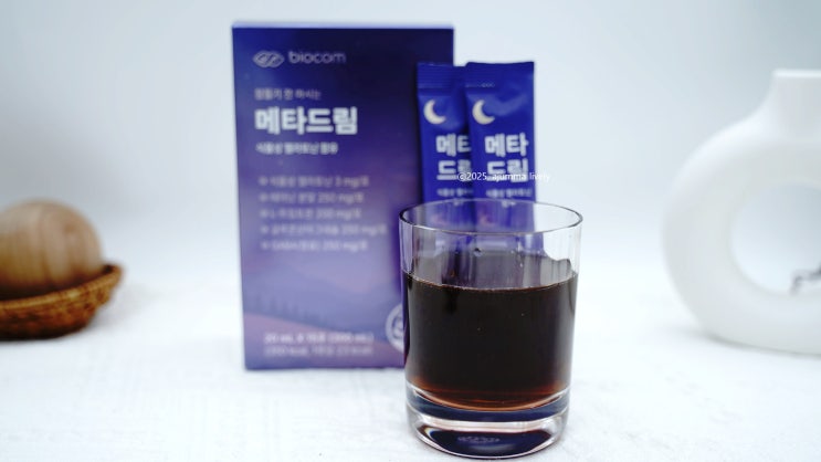  식물성 멜라토닌 수면음료 메타드림, 저당이라 살 안 찌는 신체 회복 꿀팁