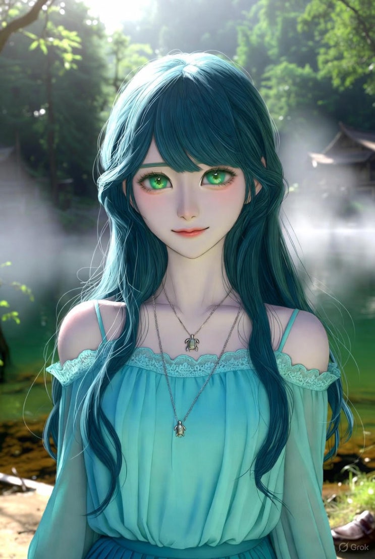 거북이 모티브 미소녀 자캐 프로필