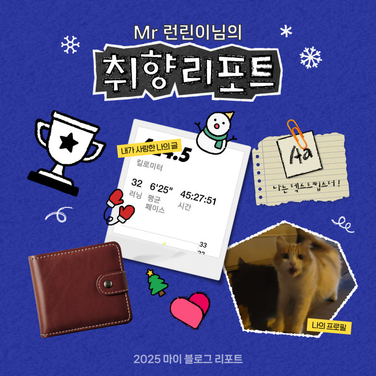 [2025 마이 블로그 리포트] 데이터로 채워보는 내 블로그 취향 리포트