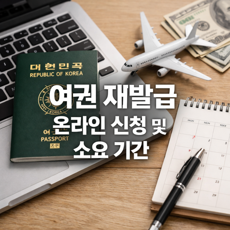  여권 재발급 온라인 신청 및 소요 기간 정부24로 한 번만 가세요 (비용 절약 팁)