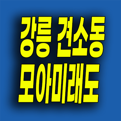  강릉 견소동 미분양아파트 모아미래도 분양가 잔여세대 모델하우스