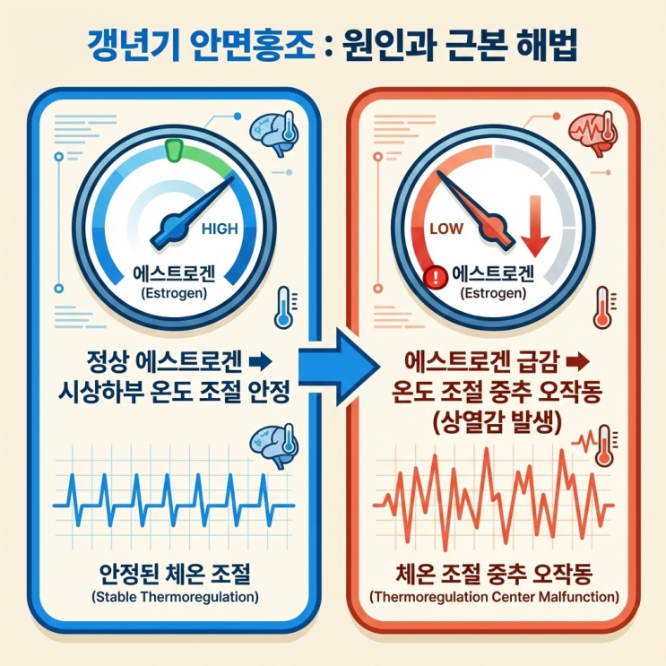  얼굴로 치솟는 열기, 당신의 잘못이 아닌 자율신경의 비명입니다