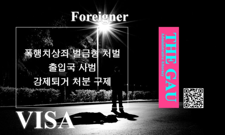  폭행치상죄로 벌금형 처벌받은 외국인, 출입국 사범 강제퇴거 처분 구제