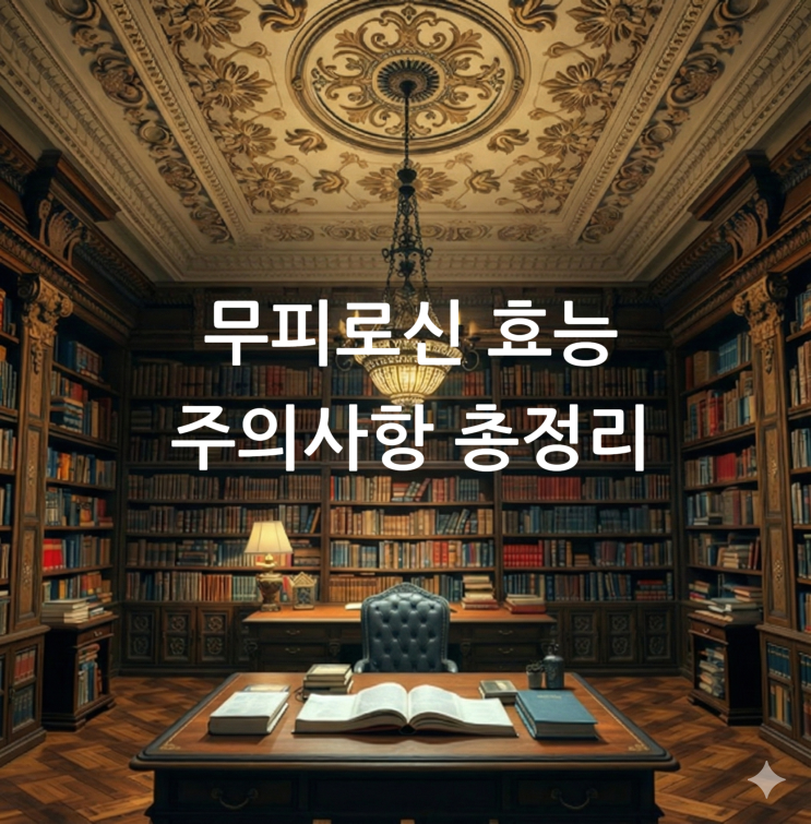  무피로신 효능 주의사항 총정리