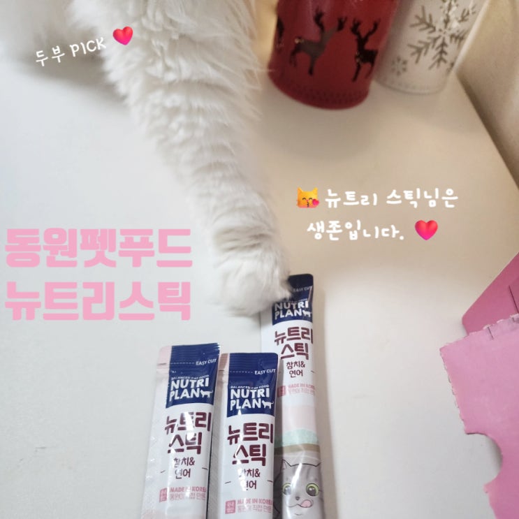  동원 뉴트리스틱 고양이츄르 만년설 같은 우리집 고정쮸르