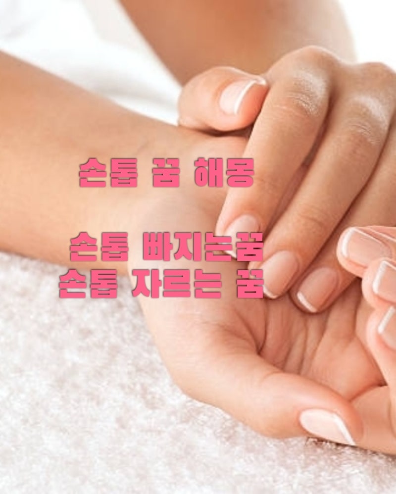 손톱 꿈 해몽 총정리