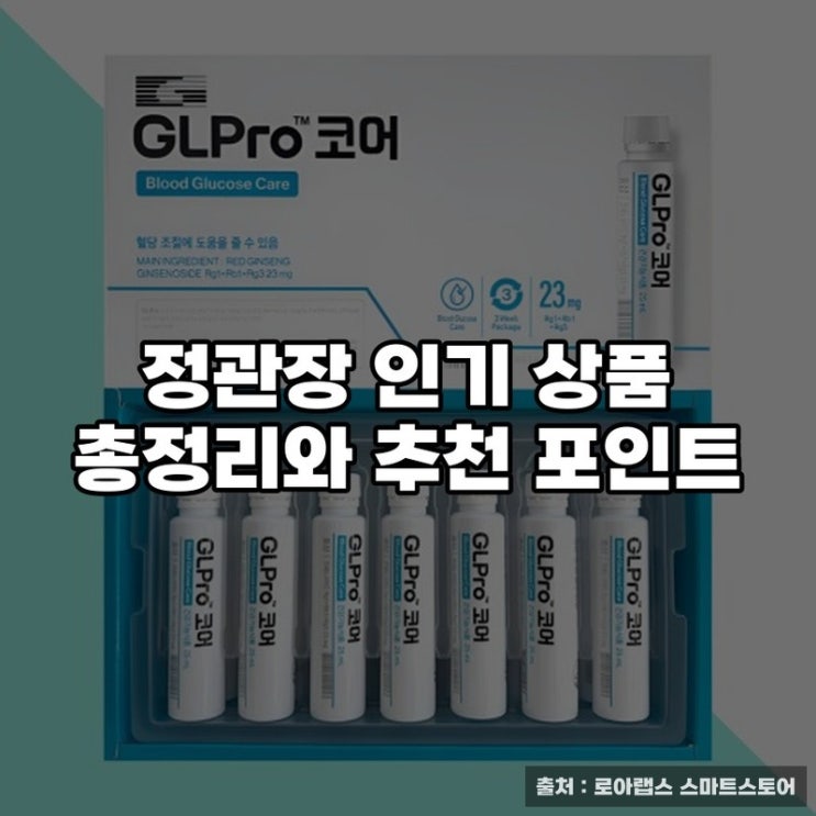  정관장 인기 상품 총정리와 추천 포인트
