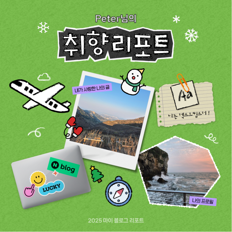  [2025 마이 블로그 리포트] 데이터로 채워보는 내 블로그 취향 리포트