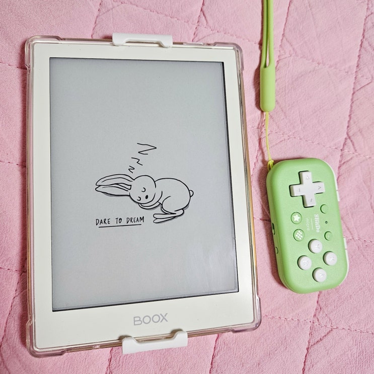  [책] 이북리더기 리모컨 추천 8bitdo micro 키맵핑 방법 및 팁 (키맵퍼 밀리의서재 북마크 좌표)