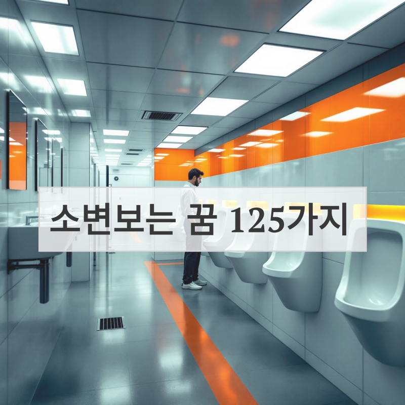 오줌 꿈 해몽: 재물, 소원성취, 건강까지! 오줌 꿈 상황별 125가지 심층 분석 (feat. 소변 꿈)