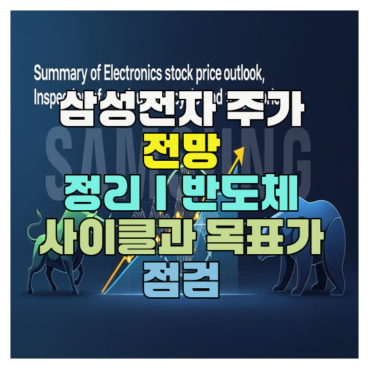  삼성전자 주가 전망 정리｜반도체 사이클과 목표가 점검