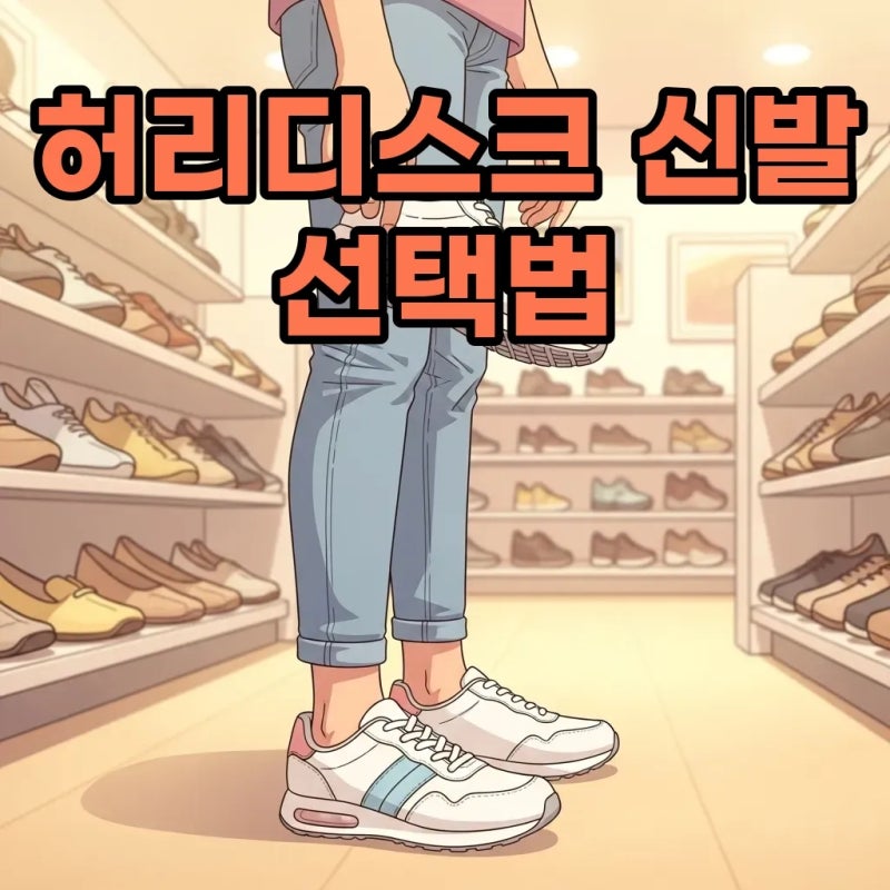 허리디스크 환자 신발 선택, 굽 높이와 쿠션감 핵심 가이드
