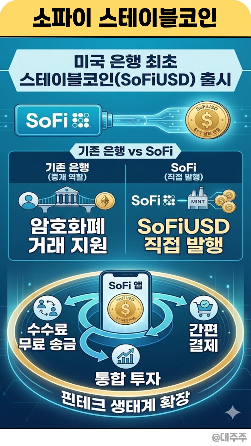 미국 은행 최초 스테이블 코인? 소파이(SOFI) S&P 500 편입 가능성과 주가 분석 : 네이버 블로그
