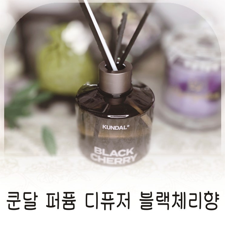  연말선물 고민 끝에 선택한 쿤달 퍼퓸 디퓨저 블랙체리향