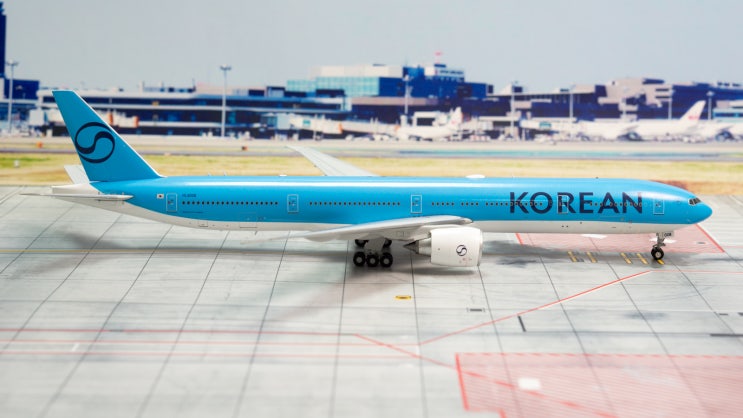 1:200 JC wings Korean Air 대한항공 B777-300ER HL8008 다이캐스트 모형