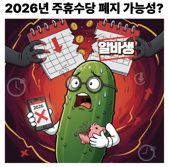  2026년 주휴수당 폐지 가능성?