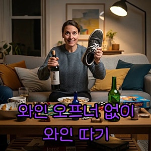 와인따개 없을 때? 와인 뚜껑 따는법 꿀팁 대방출!