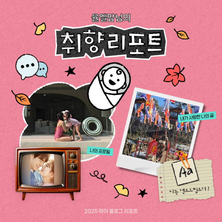  [2025 마이 블로그 리포트] 데이터로 채워보는 내 블로그 취향 리포트