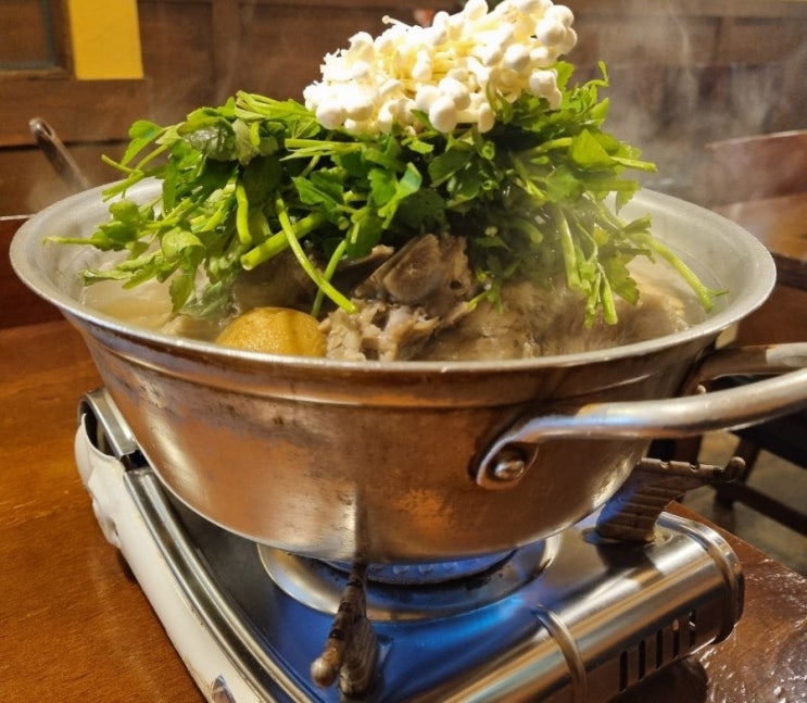  경찰병원 맛집 청진식당 가락점 한방뼈백숙