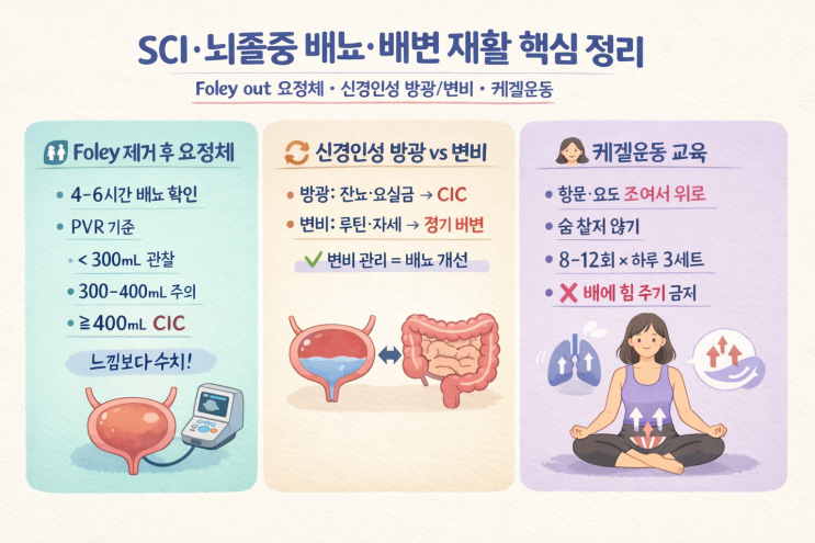  환자 배뇨, 배변 재활 간호