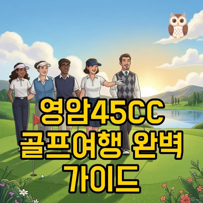 골프존카운티영암45CC 코스 탐험과 예약 팁, 즐거운 골프여행!