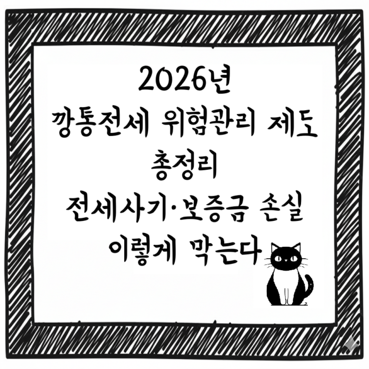  2026년 깡통전세 위험관리 제도 총정리｜전세사기·보증금 손실 이렇게 막는다
