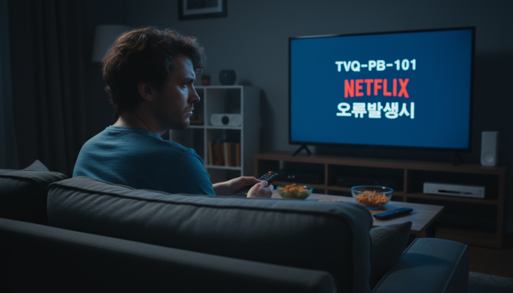  TVQ-PB-101 오류 1분 해결, 네트워크 재설정 및 재생 오류 조치법