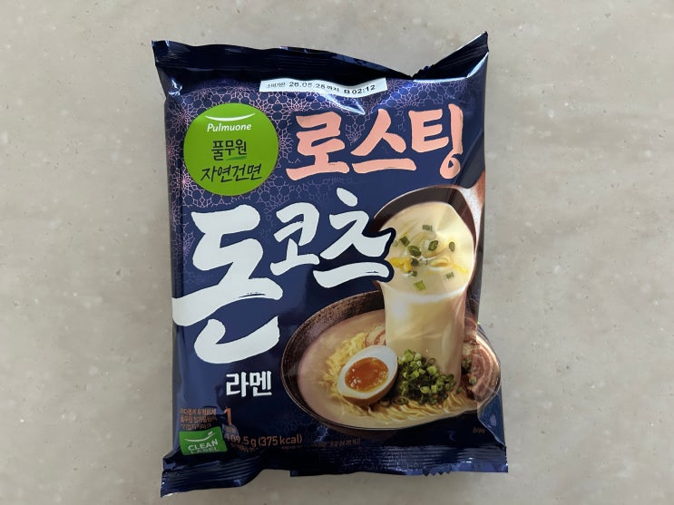  맨날 할인하는 일본라면 풀무원 로스팅 돈코츠 라멘 후기