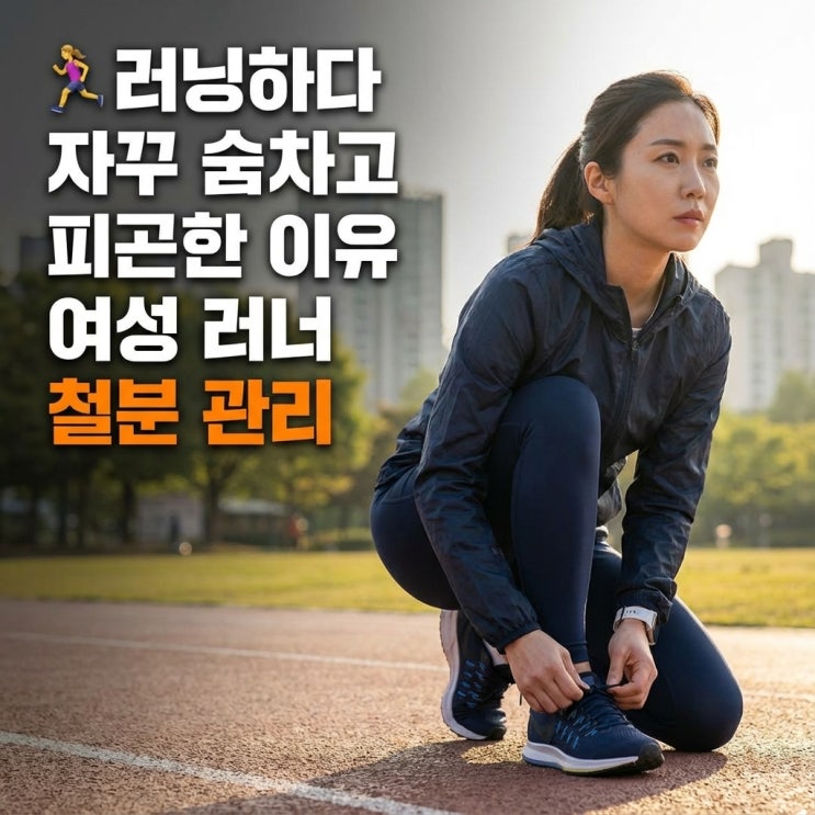  ️ 러닝하다 자꾸 숨차고 피곤한 이유 | 여성 러너 철분 관리