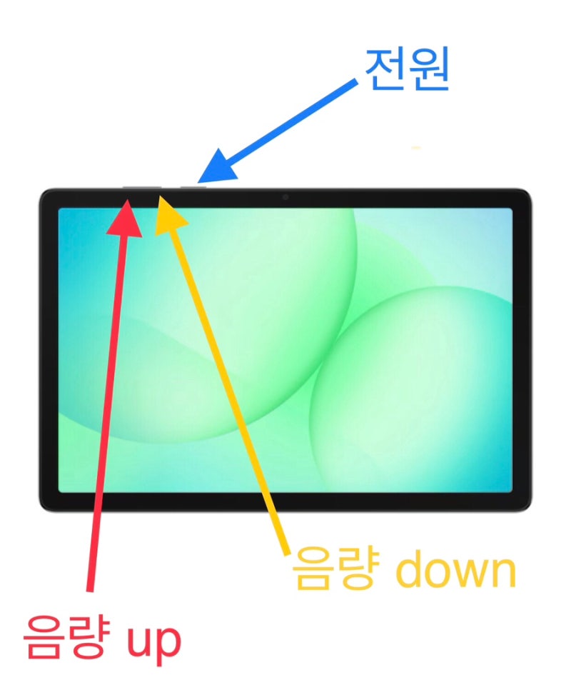 갤럭시탭 터치 안됨, 먹통, 강제 종료 3가지 방법(강제 종료인데 캡처?)