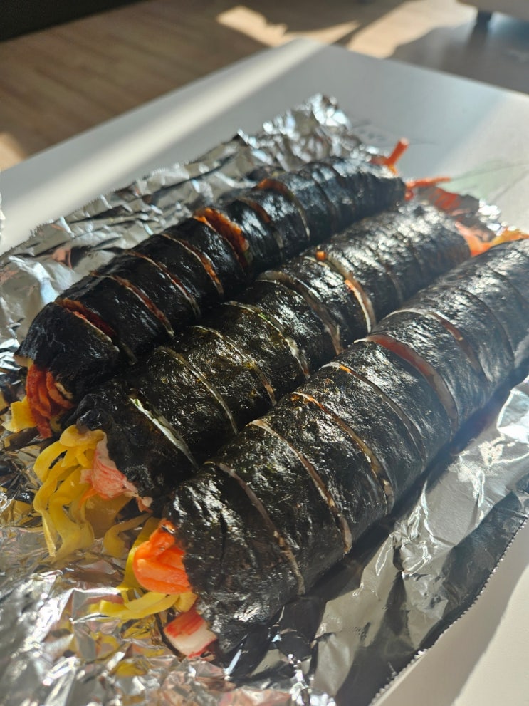 울산 대왕김밥 후기 ｜ 동구 김밥맛집 드디어 찾았당!