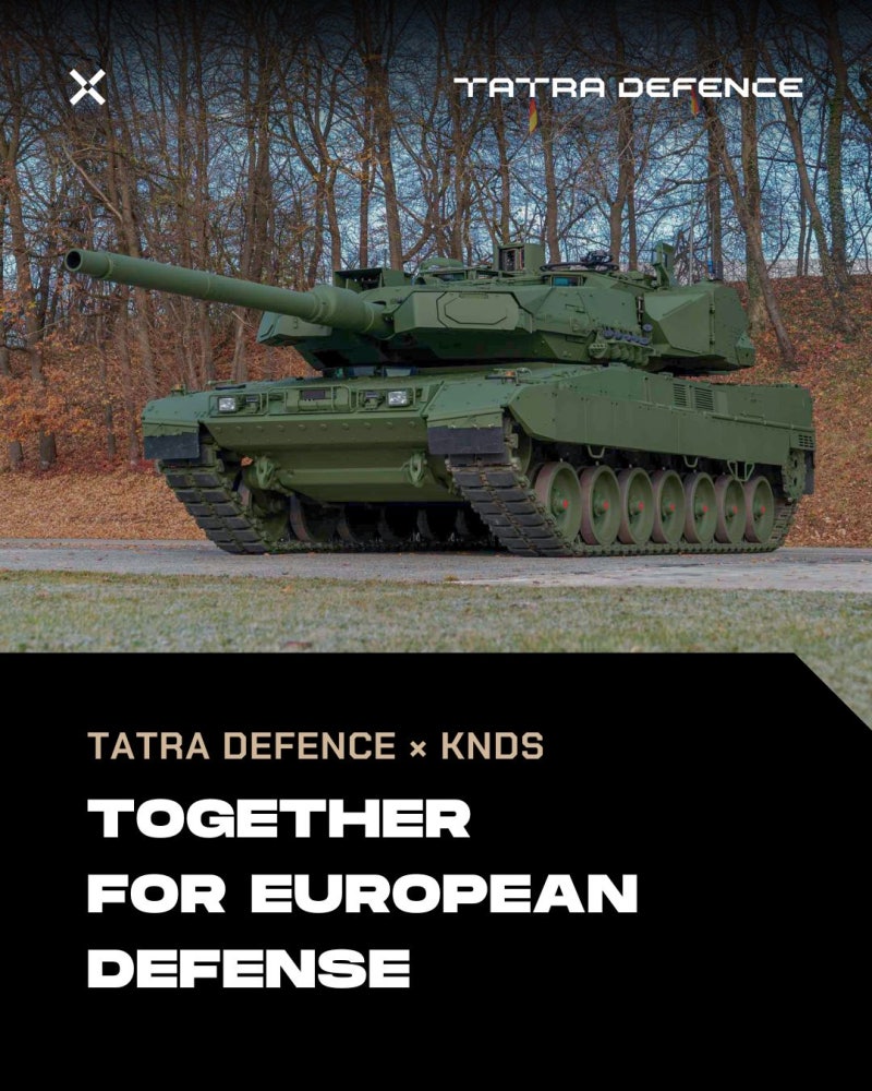 체코 타트라 디펜스(TATRA DEFENCE), KNDS와 레오파드 2A8 전차 차체 150대 공급 계약 체결
