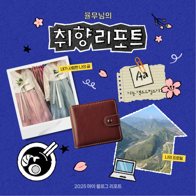  [2025 마이 블로그 리포트] 데이터로 채워보는 내 블로그 취향 리포트