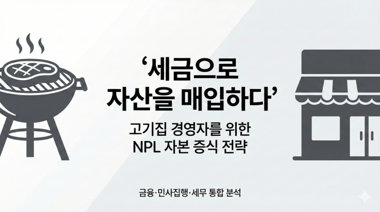  세금으로 자산을 매입하다: 고기집 경영자를 위한 자본 증식 전략