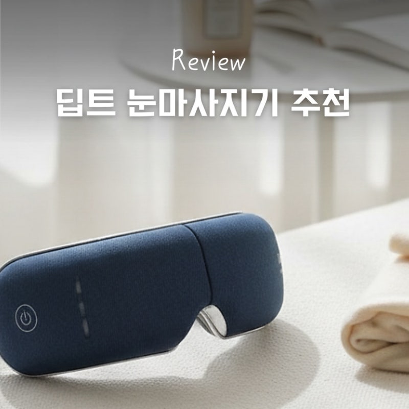 딥트눈마사지기 후기 안구건조증 온열마사지기 비교 효과