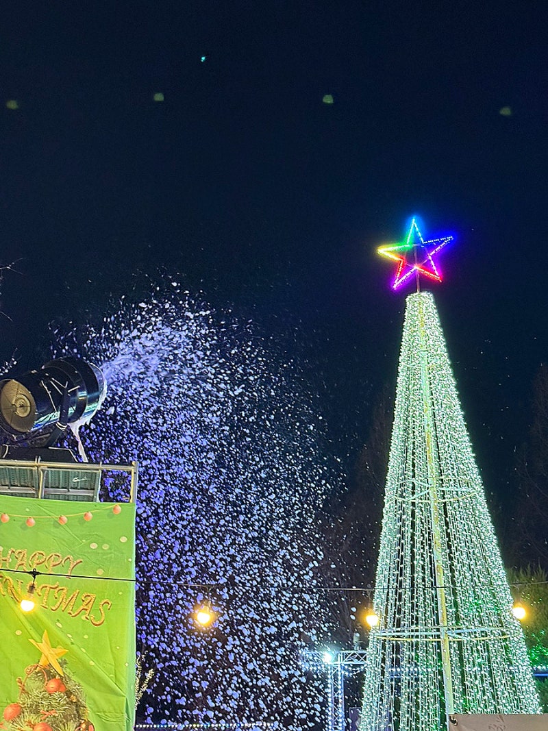 청도프로방스 눈 내리는 산타마을 크리스마스 빛축제 주차 시간 놀이기구