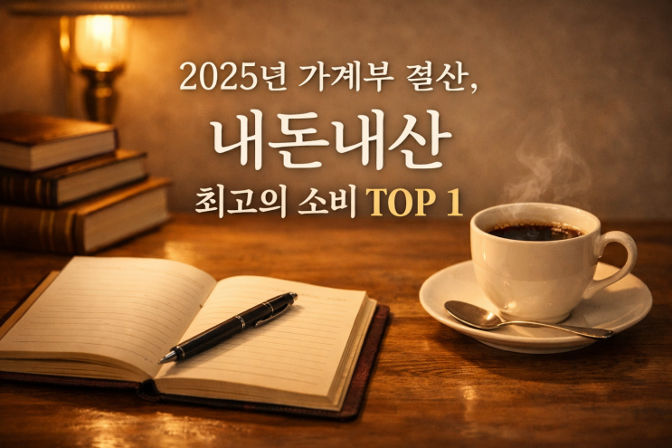  2025년 가계부 연말 결산, 내가 가장 잘한 소비 vs 후회하는 소비