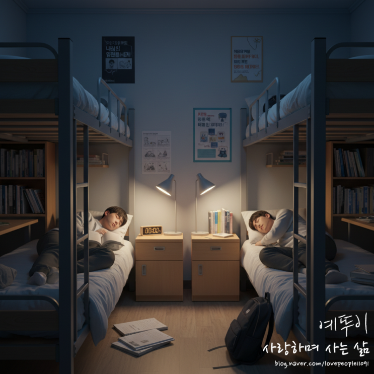  재수생 성공적인 기숙학원 수험 관리 첫 단추 하루의 시작과 끝을 보내는 숙소 생활이 열쇠입니다