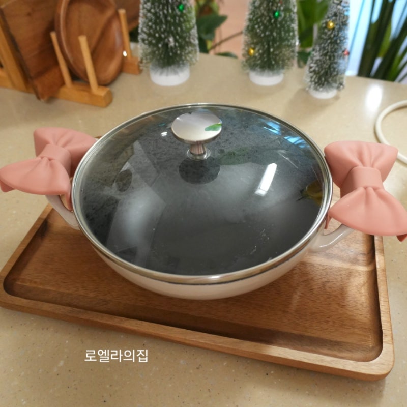 리본 실리콘 냄비손잡이 세트 실사용후기 주방 인테리어소품