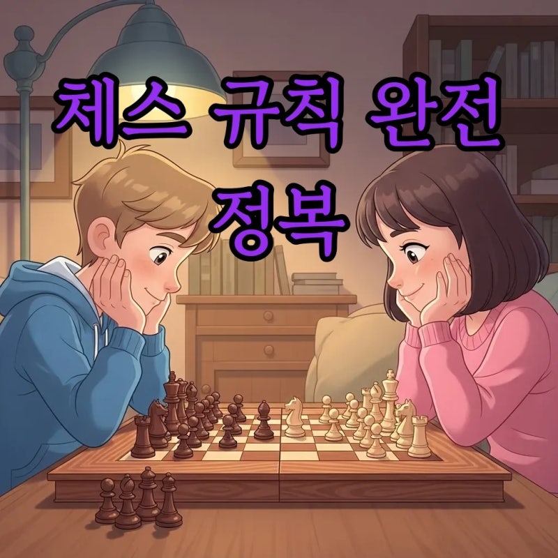 친구랑 할만한 게임 체스 규칙, 킹과 퀸 두는법 총정리!