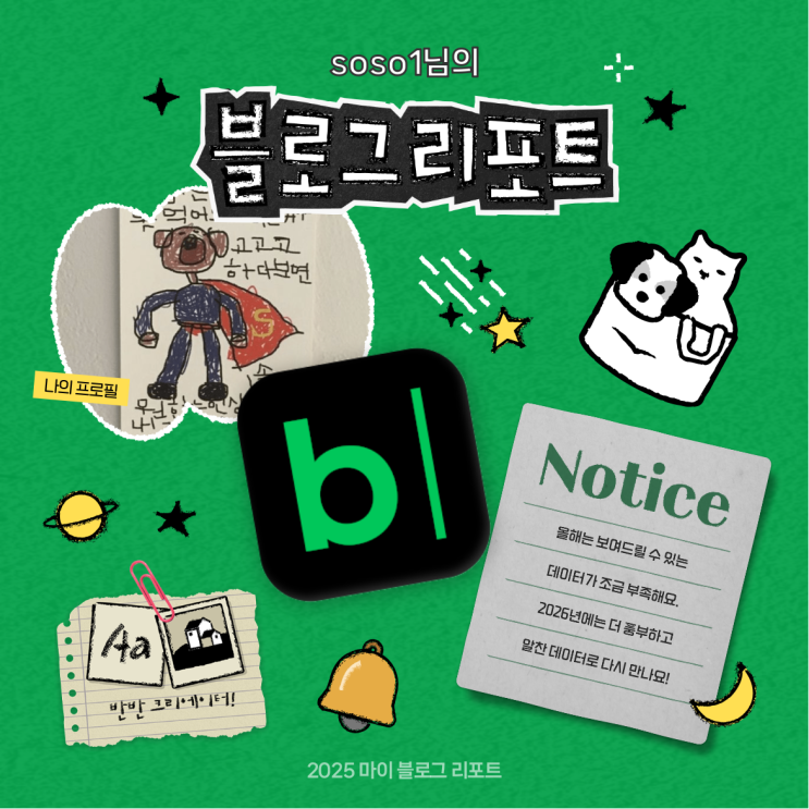  [2025 마이 블로그 리포트] 데이터로 채워보는 내 블로그 취향 리포트