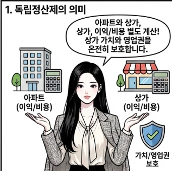  재건축 상가 독립정산제 필지분할 통합산정제 뜻 차이점