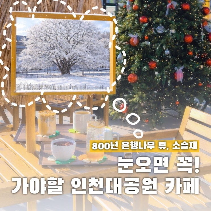  눈 오면 가장 먼저 가봐야 할, 인천대공원 카페 소슬재